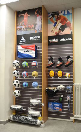 In-store design prodejny Sportex