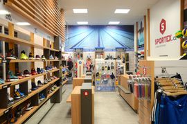 In-store design prodejny Sportex